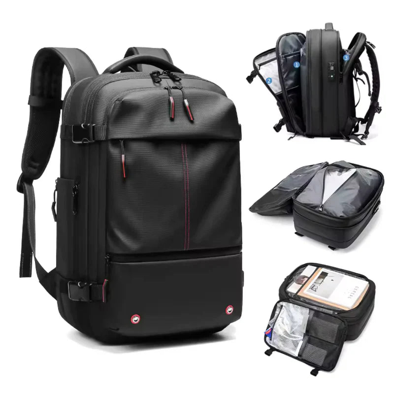 Vacuum Compression Backpack - More Space, Less Volume