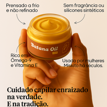 Óleo Natural de Crescimento Capilar de Batana