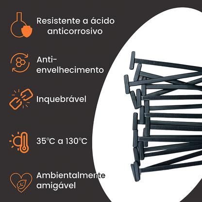 Fivela Universal para Abraçadeiras de Nylon