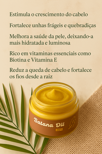 Óleo Natural de Crescimento Capilar de Batana