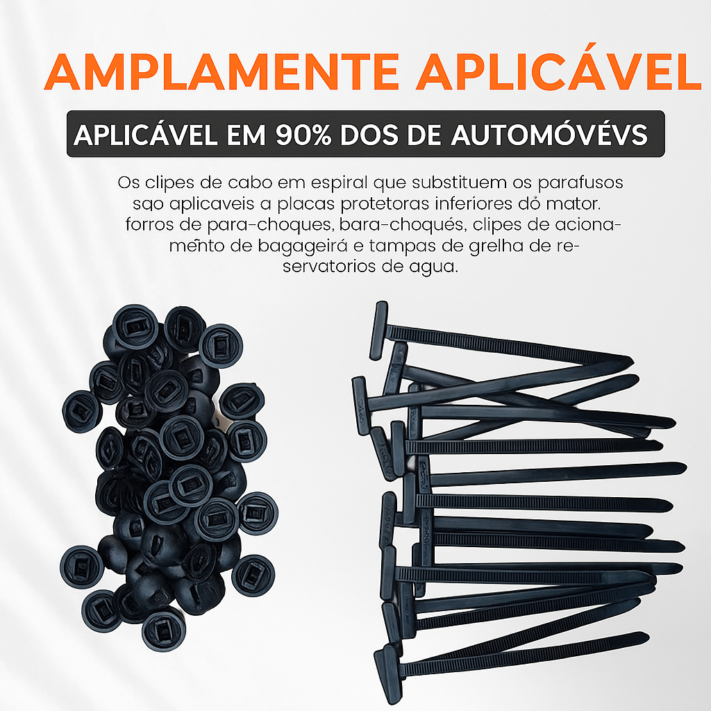 Fivela Universal para Abraçadeiras de Nylon