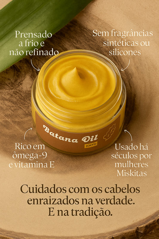 Óleo Natural de Crescimento Capilar de Batana