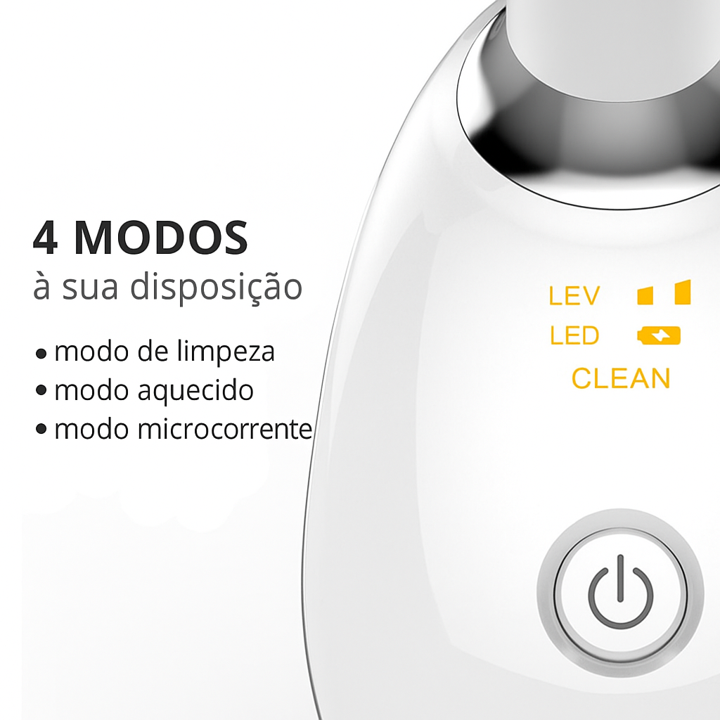 Massajador Facial e de Pescoço com Terapia de Luz Vermelha EMS – Lifting, Anti-Rugas e Refirmante