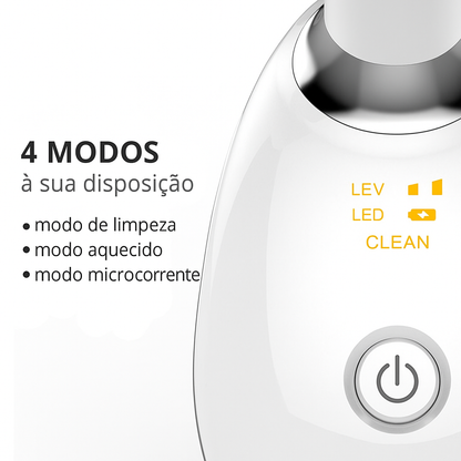 Massajador Facial e de Pescoço com Terapia de Luz Vermelha EMS – Lifting, Anti-Rugas e Refirmante