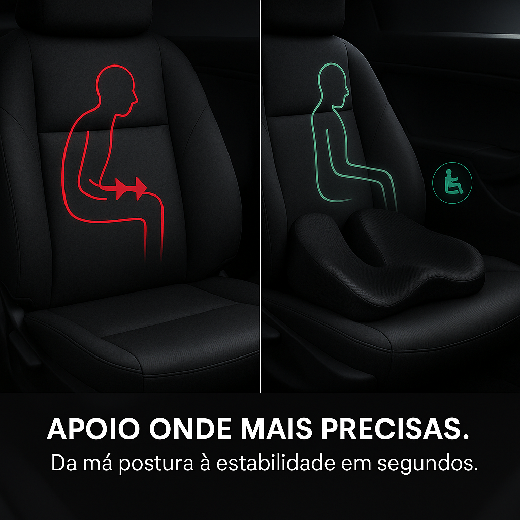 Assento Ergonómico Premium Com Espuma De Memória