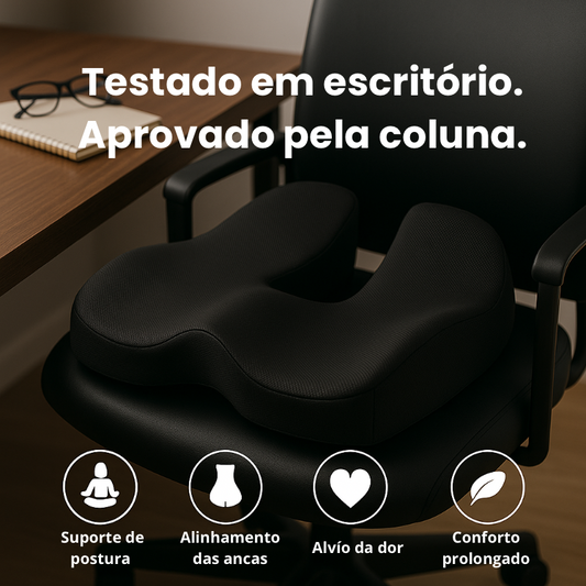 Assento Ergonómico Premium Com Espuma De Memória